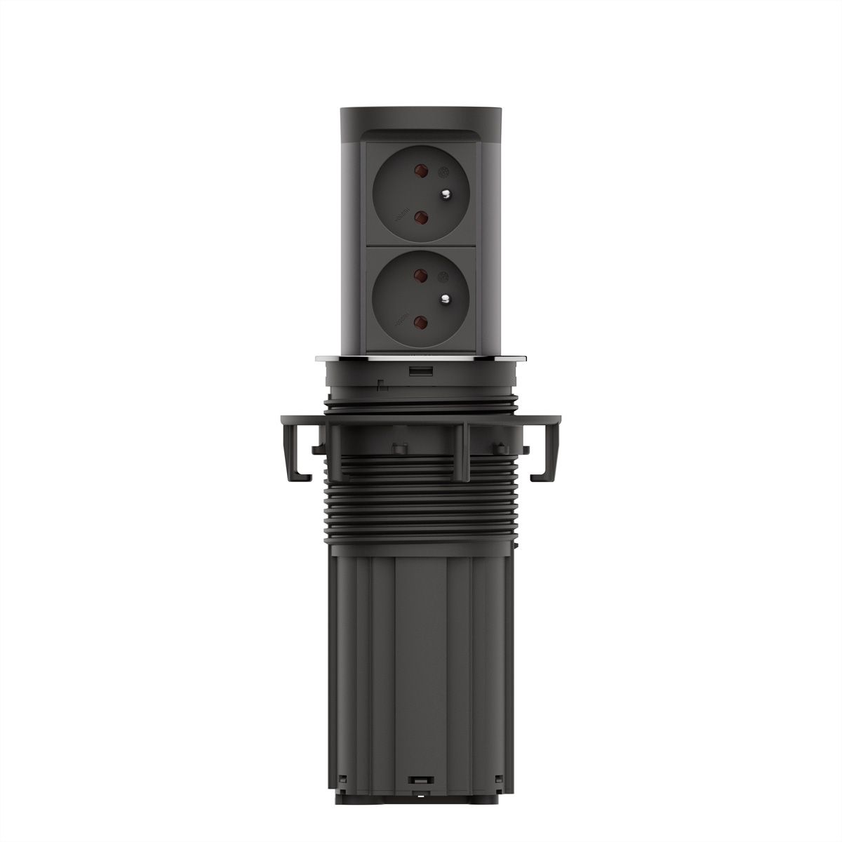BACHMANN ELEVATOR2 2xUTE, Aspect acier inoxydable 2,0 m AEH