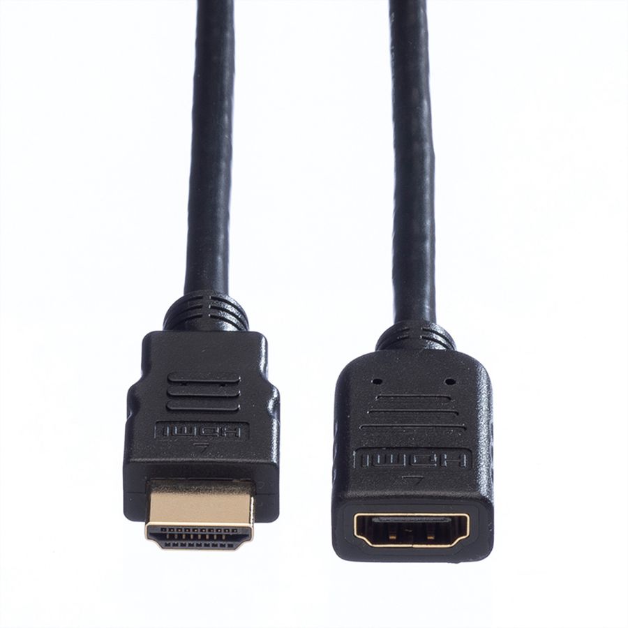 VALUE Câble HDMI High Speed avec Ethernet M/F, 2 m