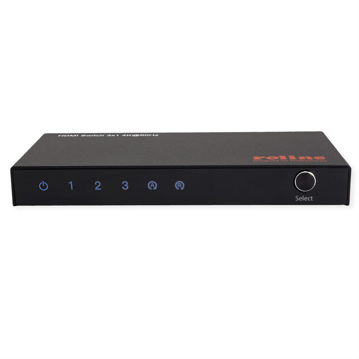 ROLINE Switch HDMI 4K à 3 ports, avec télécommande