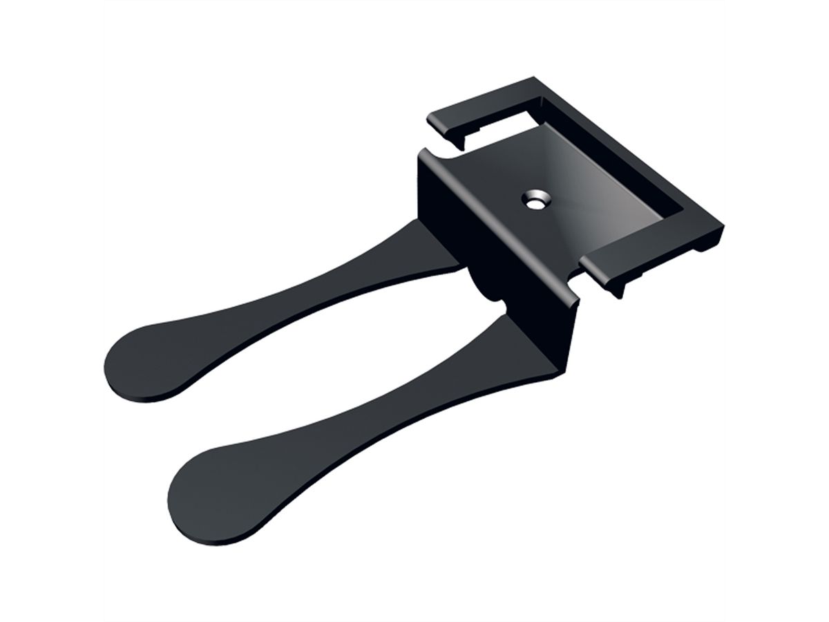 BACHMANN Serpentin de câble Easy-Clip sortie de sol Classic noir RAL9005