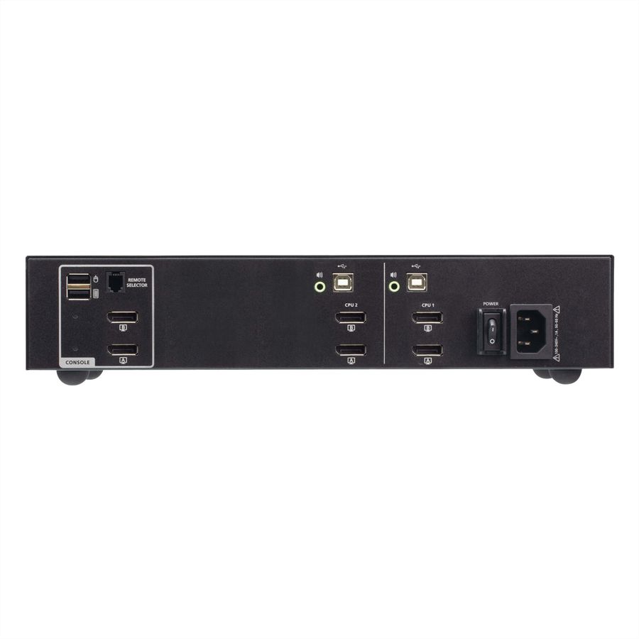 ATEN CS1142DP4 Commutateur KVM sécurisé DisplayPort à 2 ports USB et double affichage