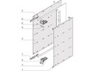 Mécanisme de support SCHROFF pour modules AdvancedMC compacts et complets, sans jambe de force