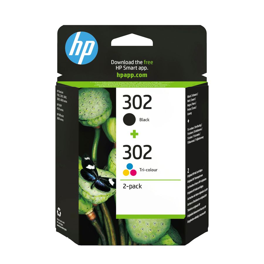 HP 302 Combo 2-Pack