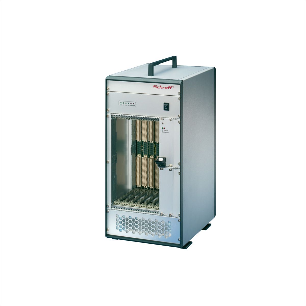 Système VME64x SCHROFF, Tour, 4 U, Open Frame PSU