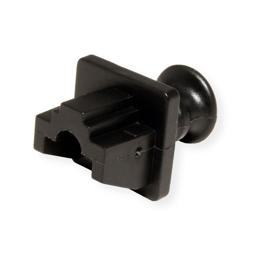 VALUE Protecteur anti-poussière pour prises RJ45, noir