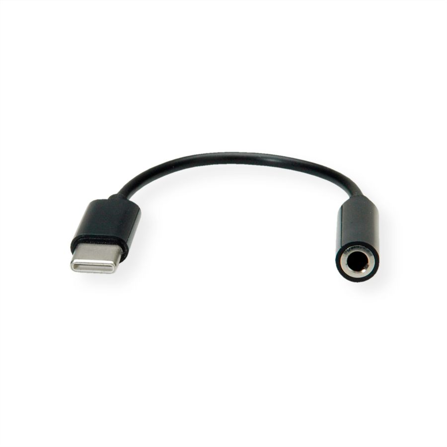 VALUE Adaptateur Type C - 3,5mm Audio, M/F, 0,13 m