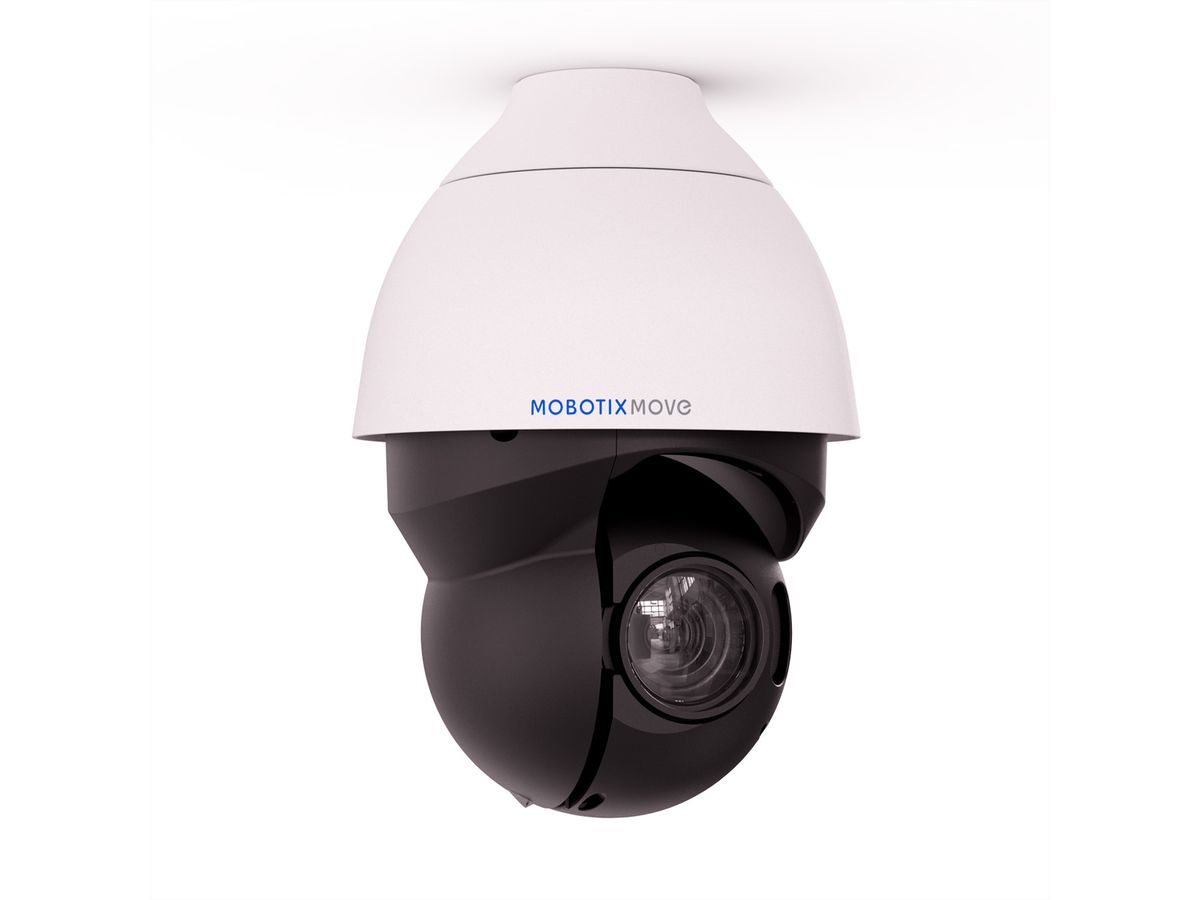 MOBOTIX MOVE PTZ Speed-Dome 8 MP, 31x, LiDAR Focus, 2-62°, IR-LED jusqu'à 300m