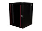 ROLINE 19" Boîtier mural Pro 16U, 600x600 LxP pivotant en 2 parties noir