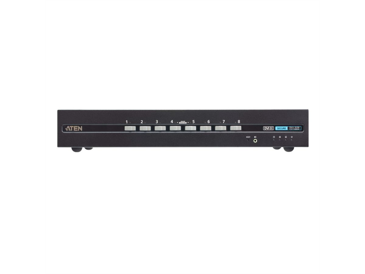 ATEN CS1148D4 Commutateur KVM sécurisé à double écran DVI 8 ports USB