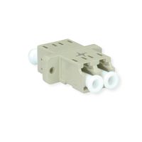 TELEGÄRTNER Coupleur LD Duplex, Multimode, Manchon en céramique, boîtier en plastique, beige, Z77