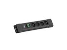 BACHMANN CONNECTUS 4xUTE , 1xinterrupteur 2,0m CEE7/7 noir