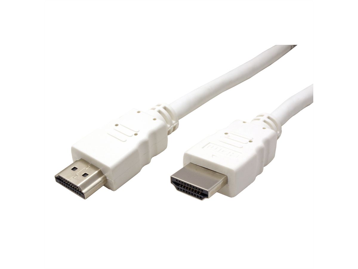 VALUE Câble HDMI High Speed avec Ethernet, blanc, 1,5 m