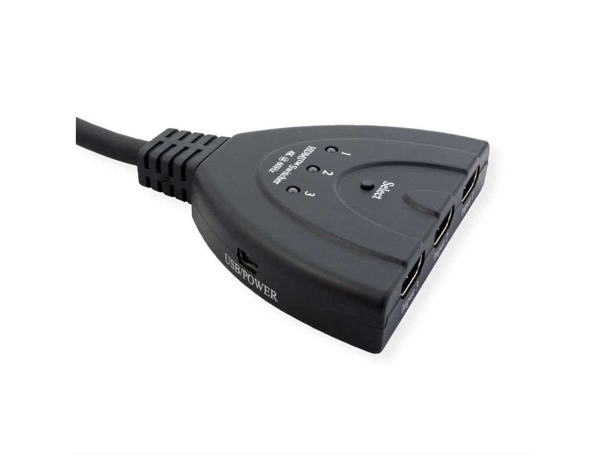 VALUE Switch HDMI, 3 PCs - 1 écran