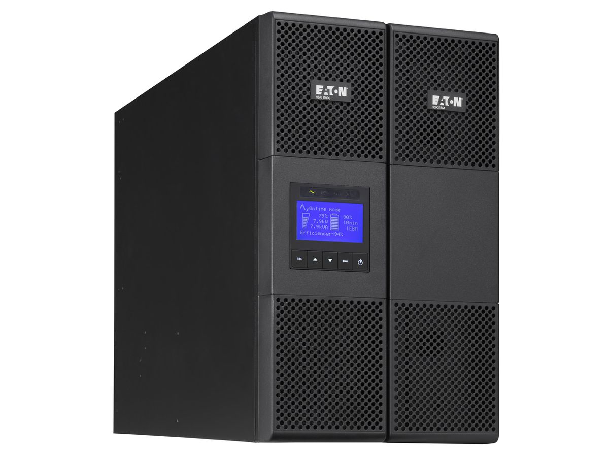 Eaton 9SX11Ki 11000VA Rack/Tour Noir alimentation d'énergie non interruptible