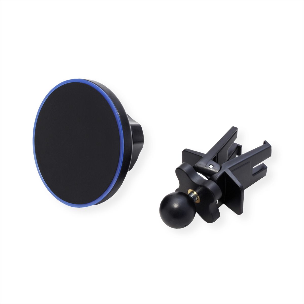 ROLINE Chargeur sans fil (15W) et support pour smartphone de voiture, induction