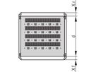 Étagère varistar SCHROFF, fixe, 75 kg, RAL 7035, 800W 800D
