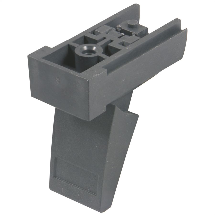 SCHROFF Pied basculant pour châssis, plastique, RAL 9006