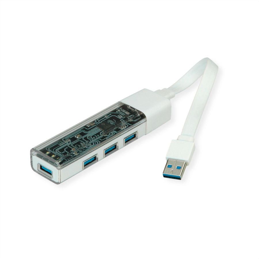 ROLINE Hub USB 3.2 Gen 1, 4 ports, type A+C