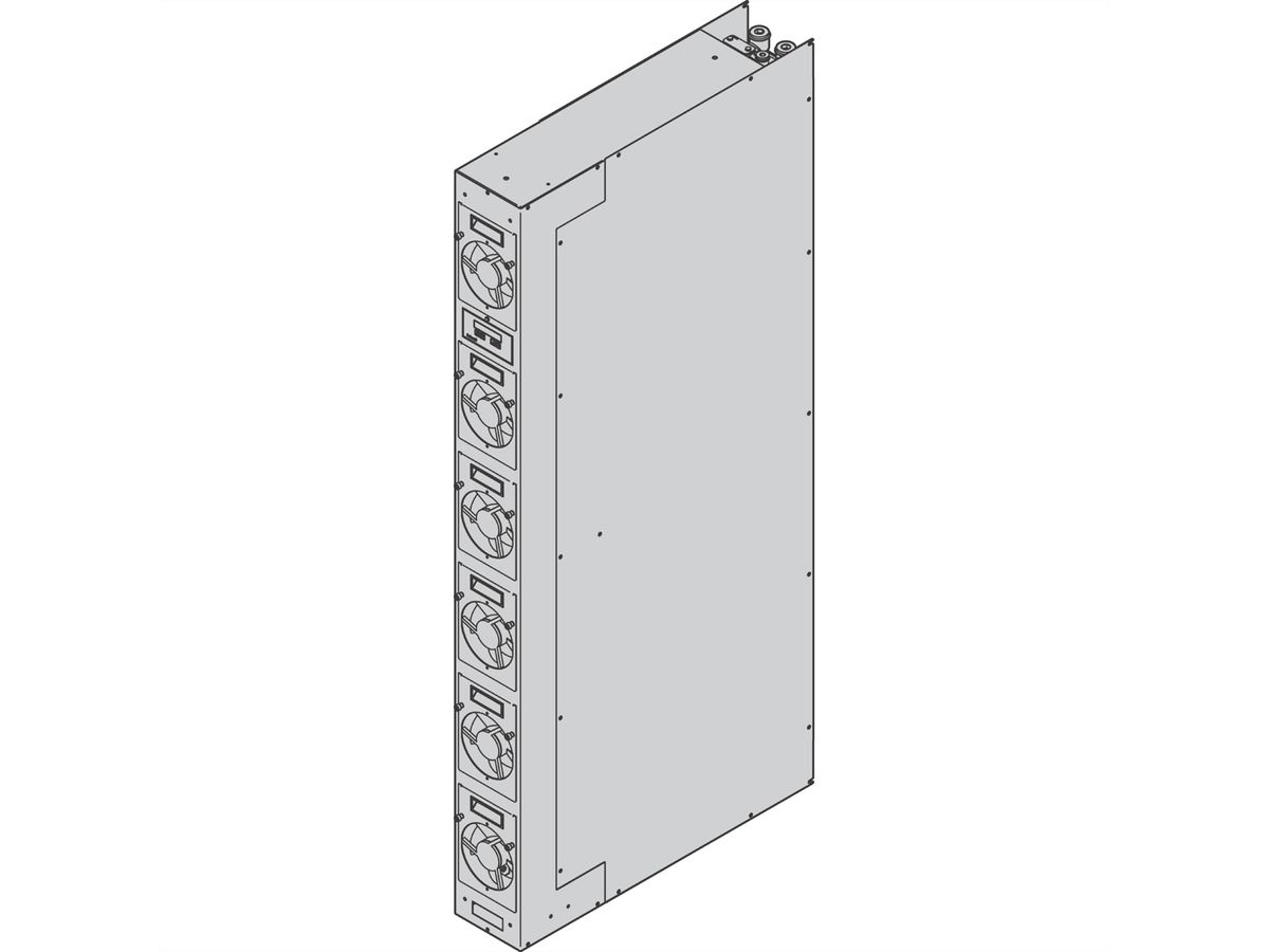 SCHROFF Varistar SHX 30 In-Row Cooler, échangeur thermique air/liquide, 2 PSUs, Top/Bottom Feed