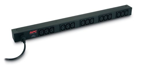 APC AP9568 - Bandeau de prises, simple, zéro unité, 10 A, 230 V, 15xC13