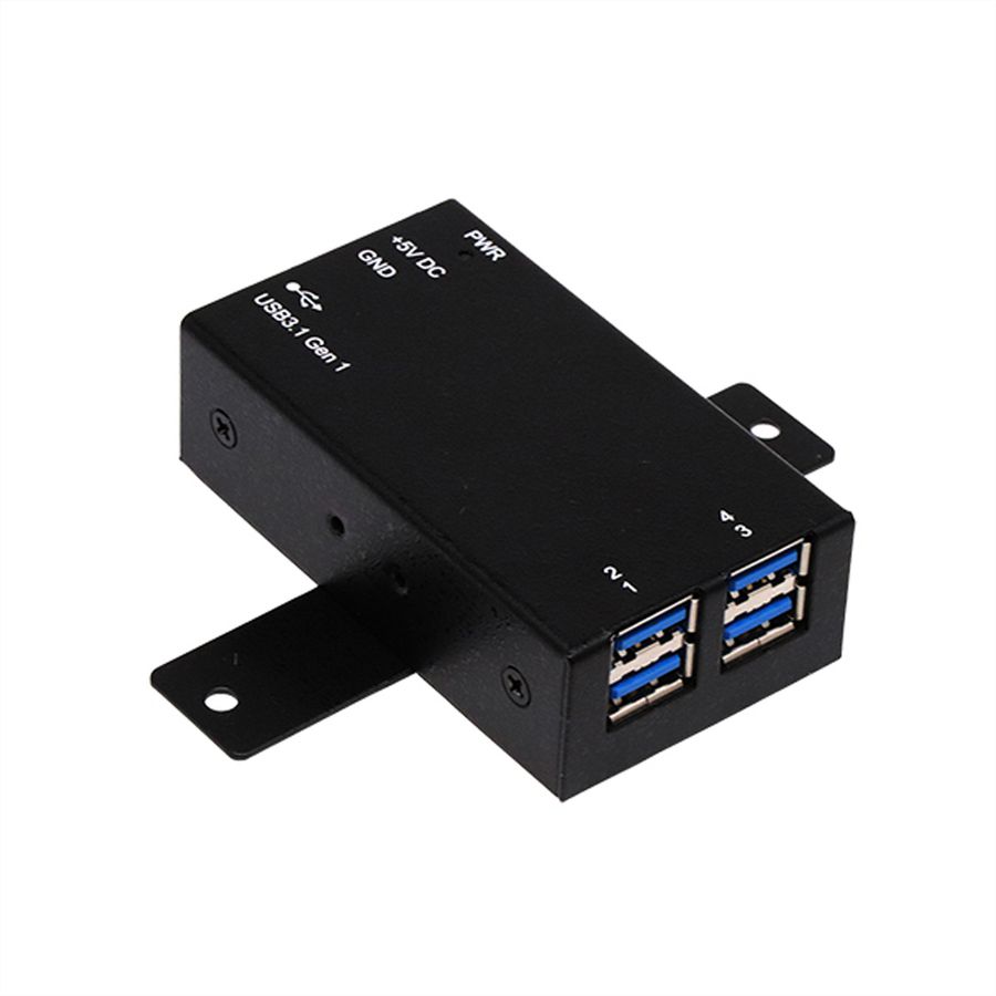 EXSYS EX-1194HMS Hub USB 3.2 Gen1 à 4 ports, C-femelle, protection de surtension