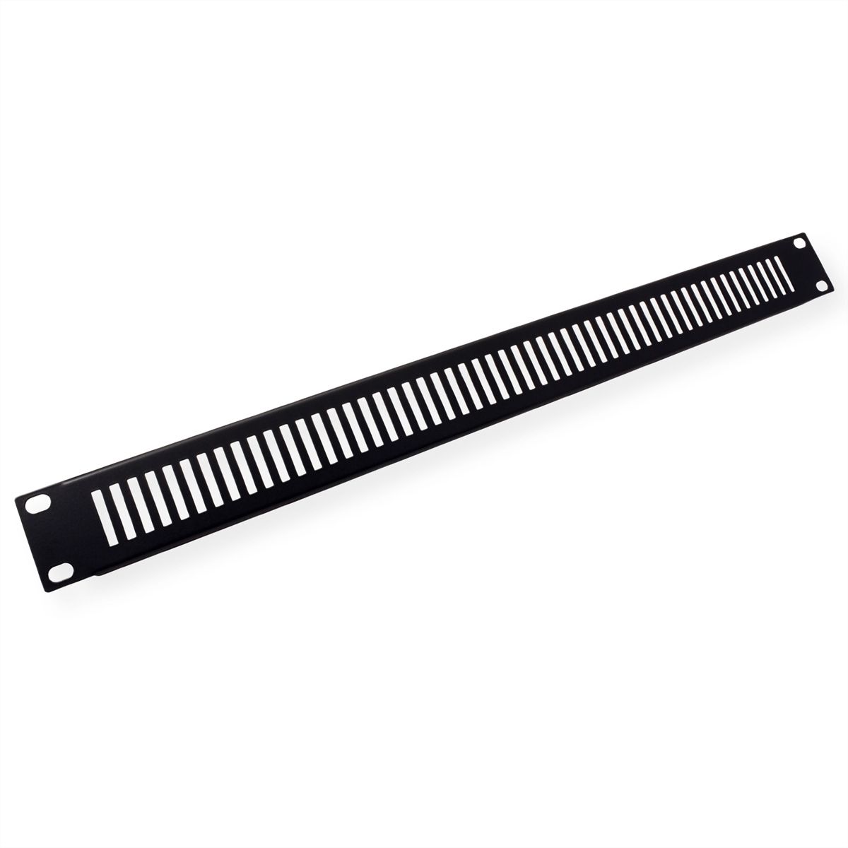 VALUE Panneau avant de ventilation 19", 1 U, noir