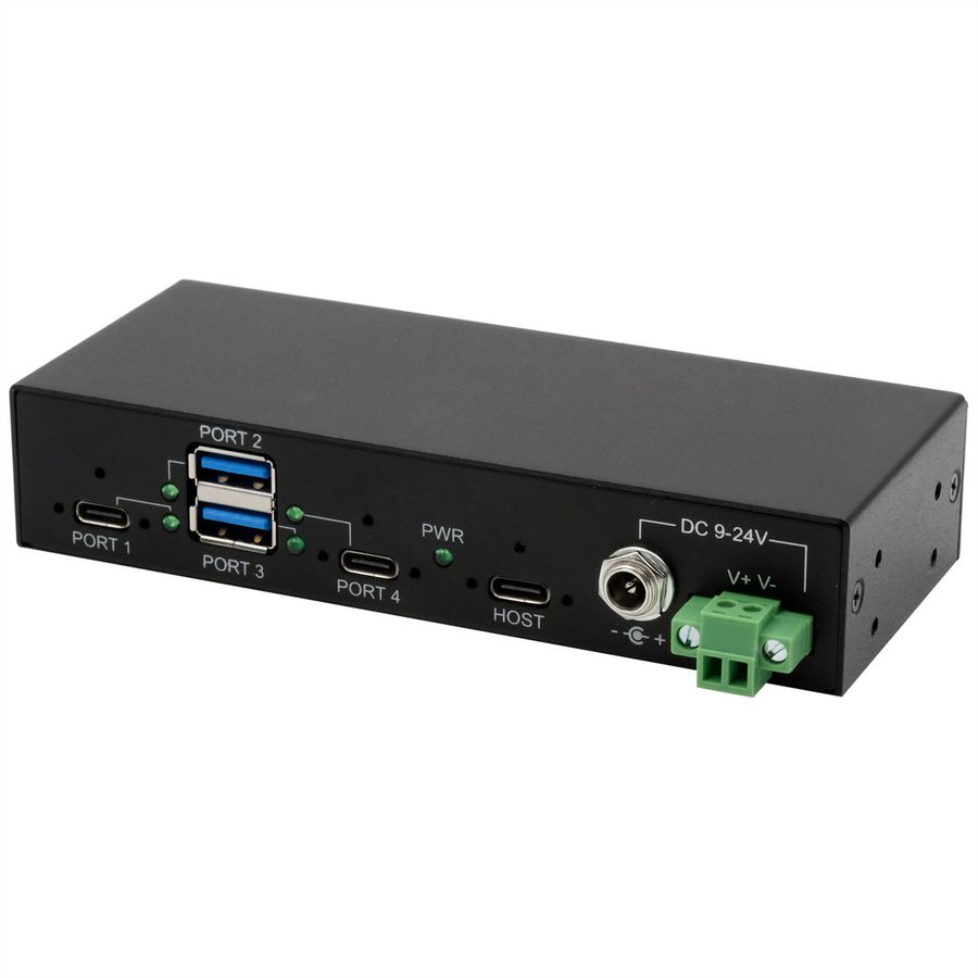 EXSYS EX-1274HMV Hub métal USB 3.2 Gen2, 4 ports
