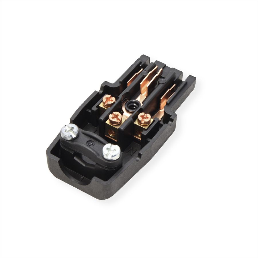 BACHMANN Prise appareil chaud 789 155°C, noir