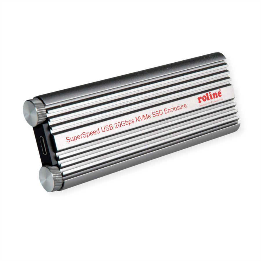 ROLINE Boîtier externe SSD, M.2, NVMe - USB 3.2 Gen 2x2 type C