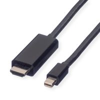 VALUE Mini DisplayPort Câble, Mini DP - UHDTV, M/M, noir, 3 m