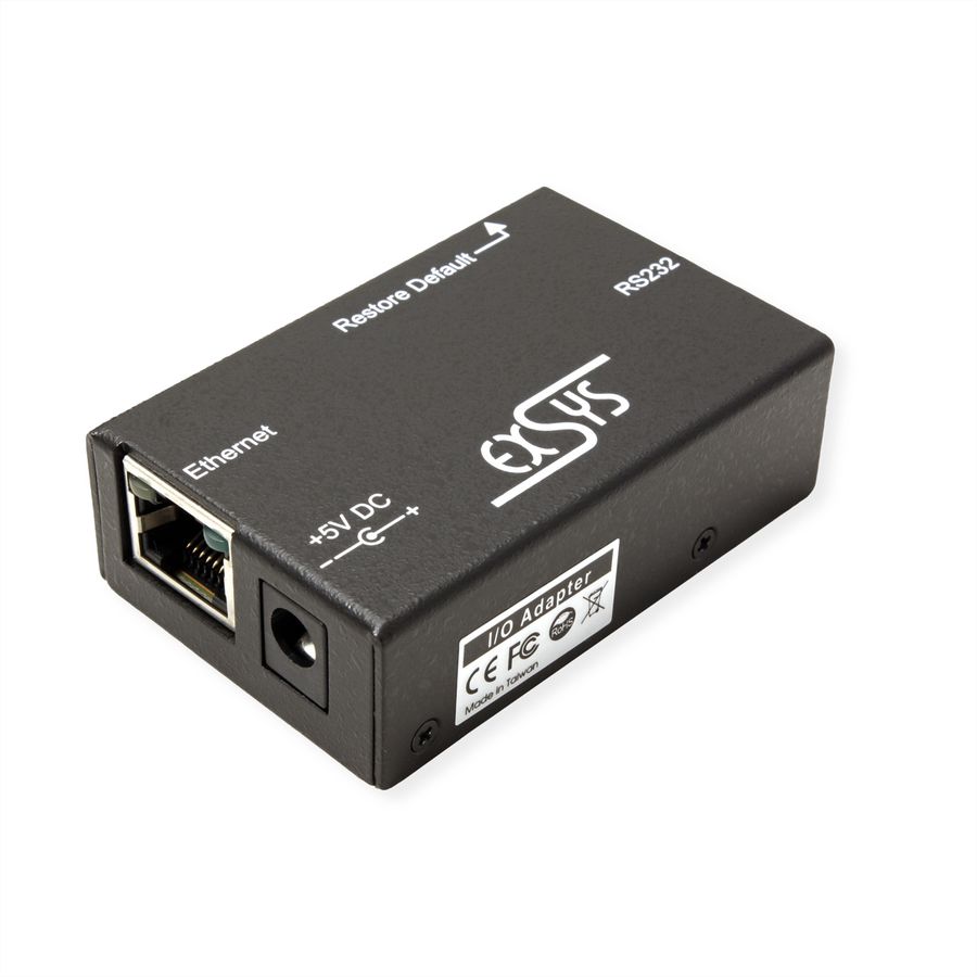EXSYS EX-6030 RS232 Ethernet Data Gateway 1 port