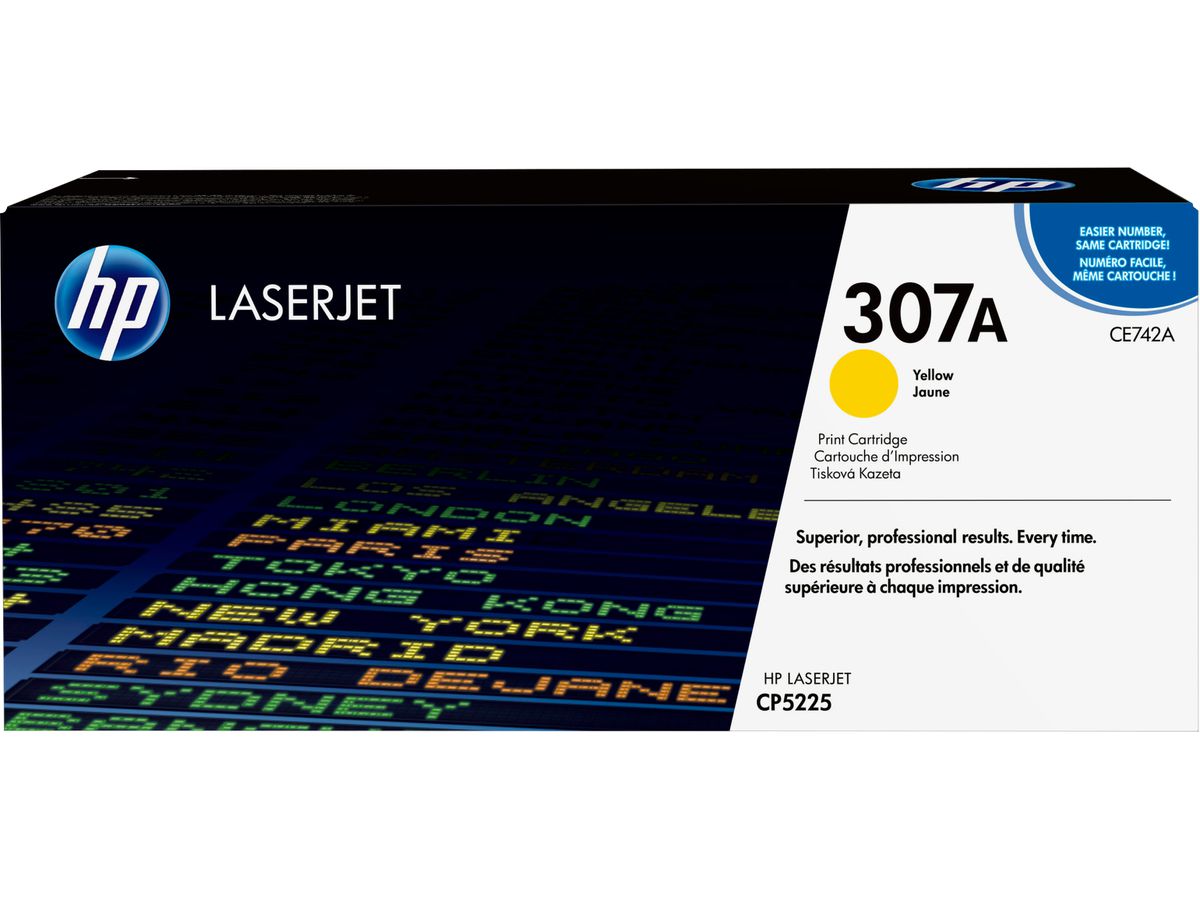 HP 307A toner LaserJet jaune authentique