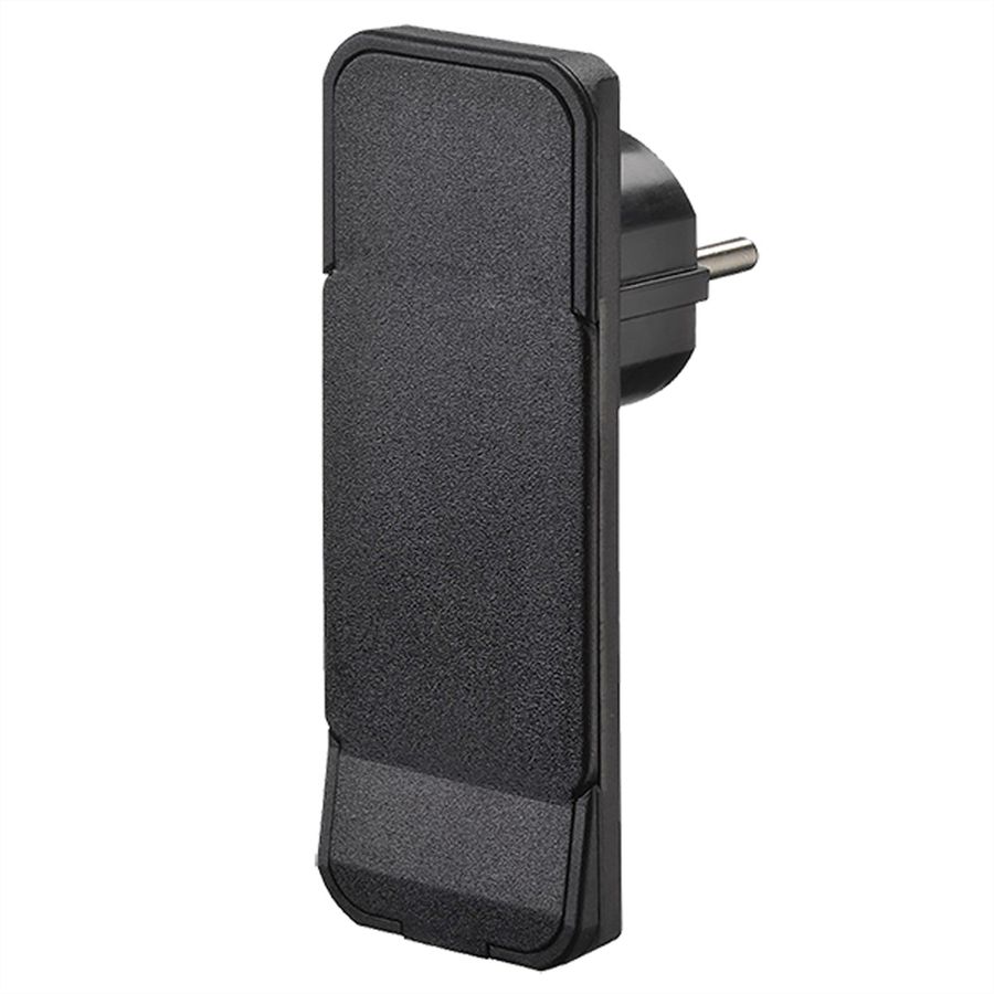 BACHMANN Connecteur plat CEE7/7 noir