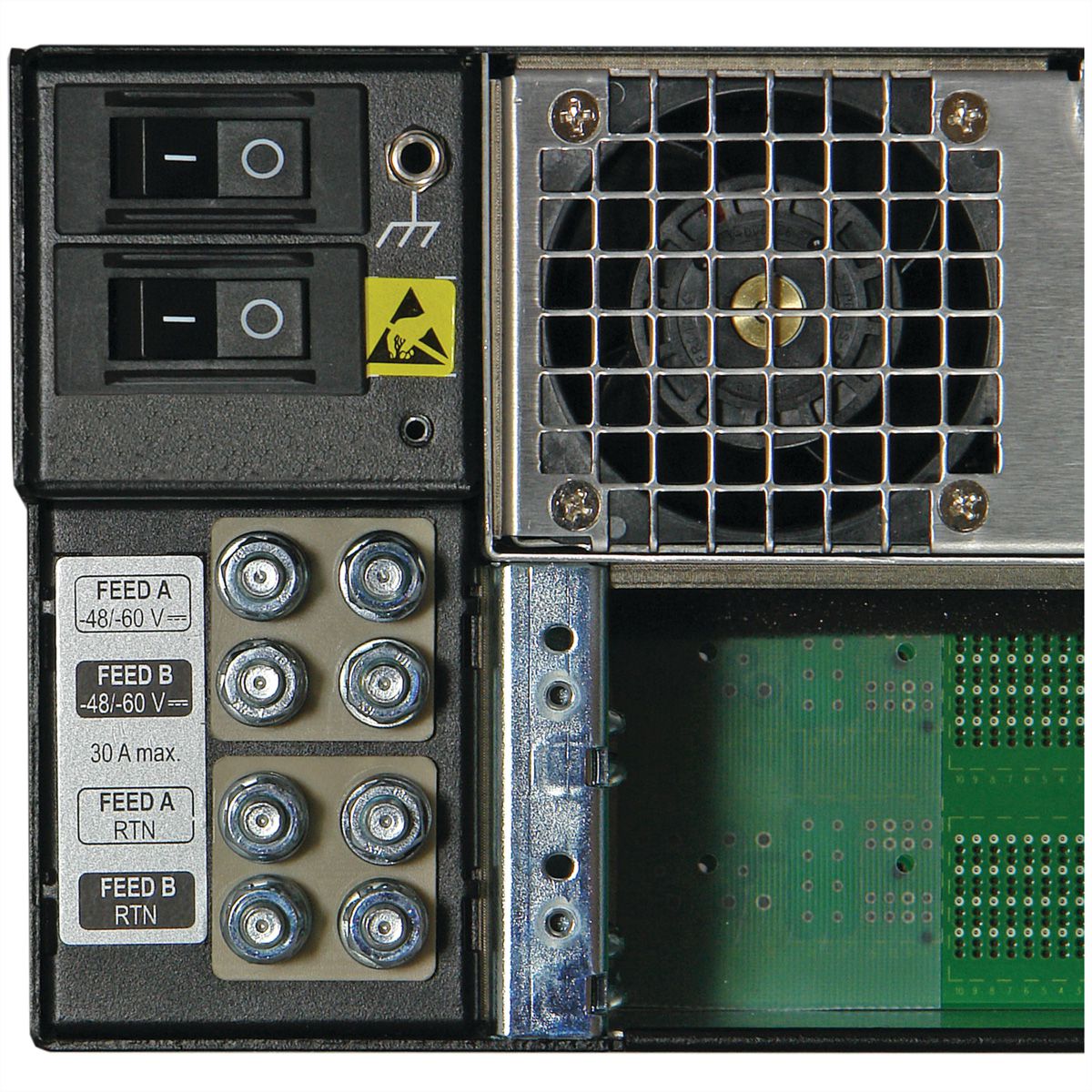 SCHROFF ATCA System 450/40 FTR Series, 2 slots, DC, Node/Node, Bussed IPMB