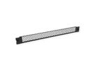VALUE Cache d'aération 19" Snap-in, 1 UH, noir
