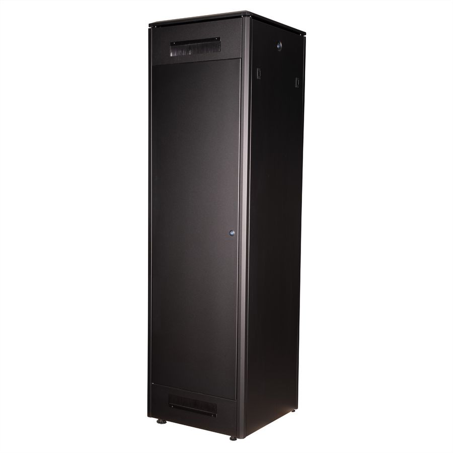 ROLINE 19" Baie réseau Pro 42U, 600x600 LxP Porte verre noir