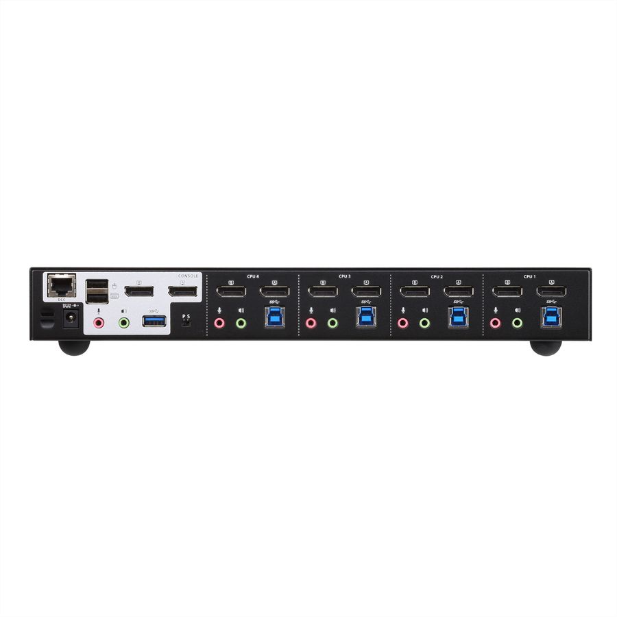 ATEN CS1944DP Commutateur KVMP à 2 affichages DP 4K, 4 ports USB 3.0