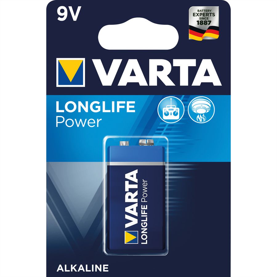 VARTA Pile Bloc 6LR61, 9V