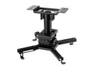 VALUE Support robuste pour projecteur, fixation sous plafond, jusqu'à 45 kg, noir