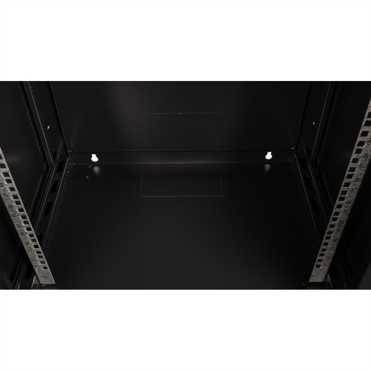 VALUE Boîtier mural 19 pouces 18U, 600 x 450 mm, noir, kit à assembler
