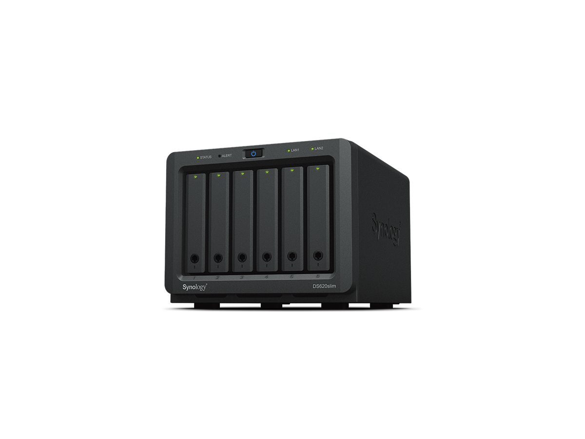 Synology DiskStation DS620SLIM serveur de stockage NAS Bureau Ethernet/LAN Noir J3355