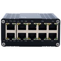 EXSYS EX-62025PoE Switch Ethernet industriel 10 ports PoE, non géré