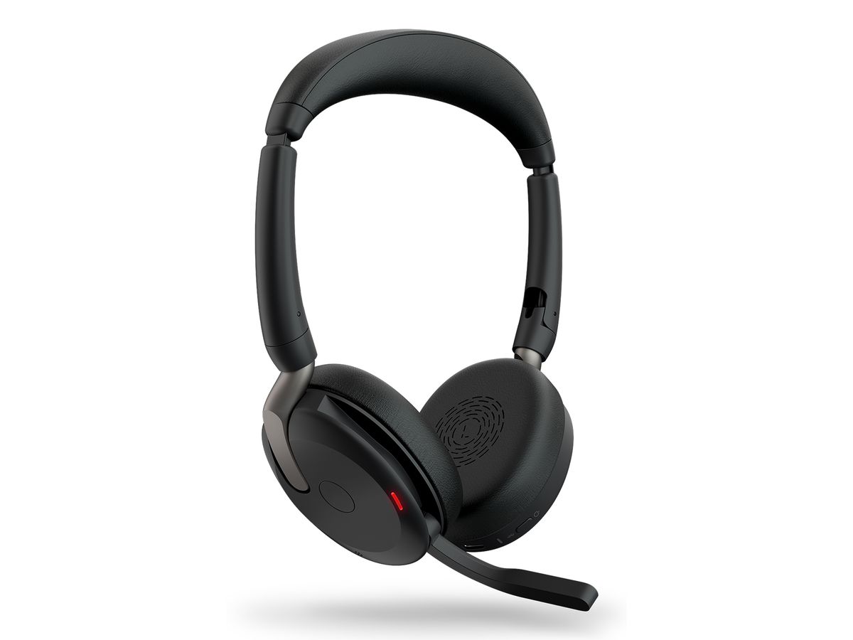 Jabra Evolve2 65 Flex Casque Avec fil &sans fil Arceau Bureau/Centre d'appels Bluetooth Noir
