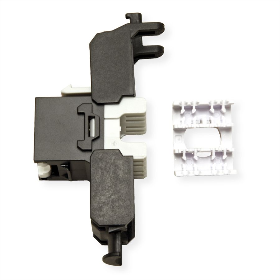 ROLINE Keystone Cat.6A (Classe EA), RJ-45, non-blindé, sans outil, noir