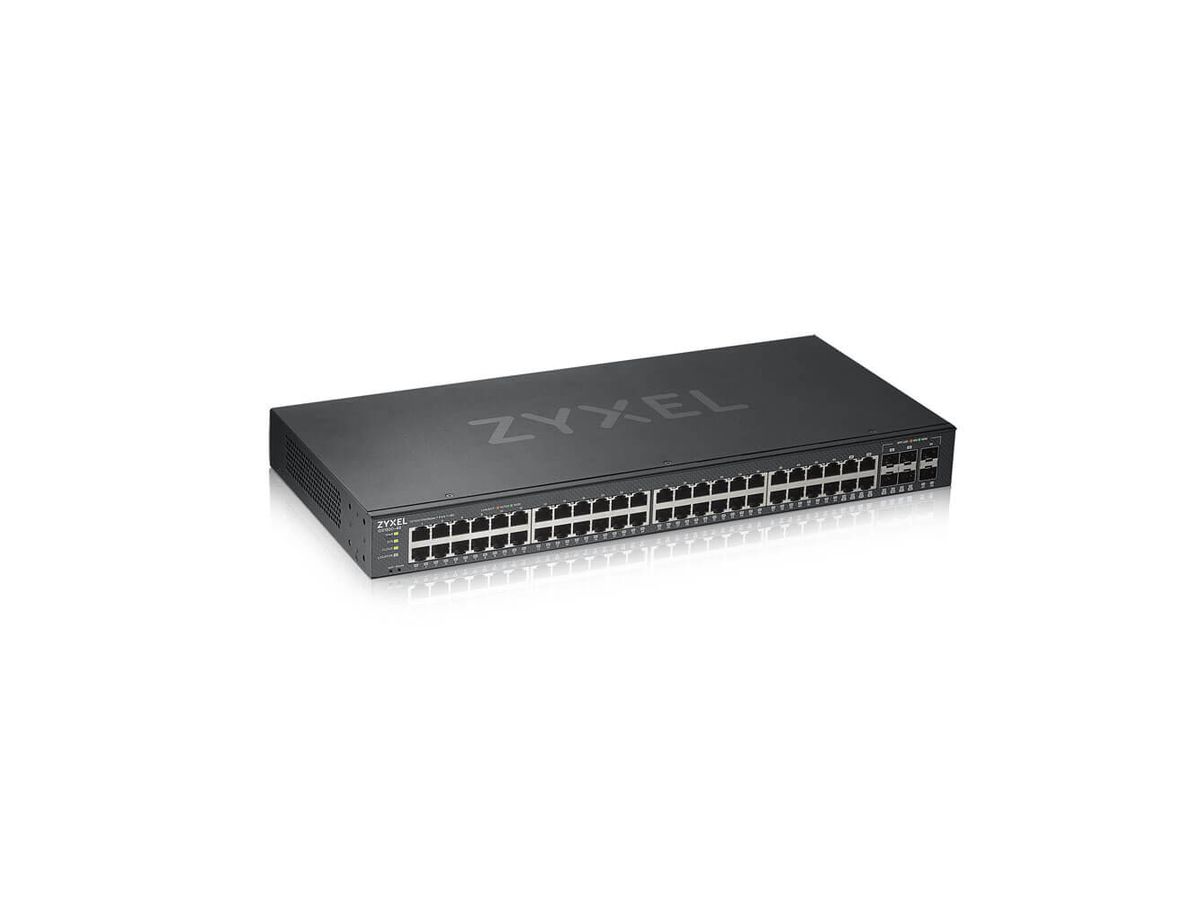 Zyxel GS1920-48V2 Géré Gigabit Ethernet (10/100/1000) Noir