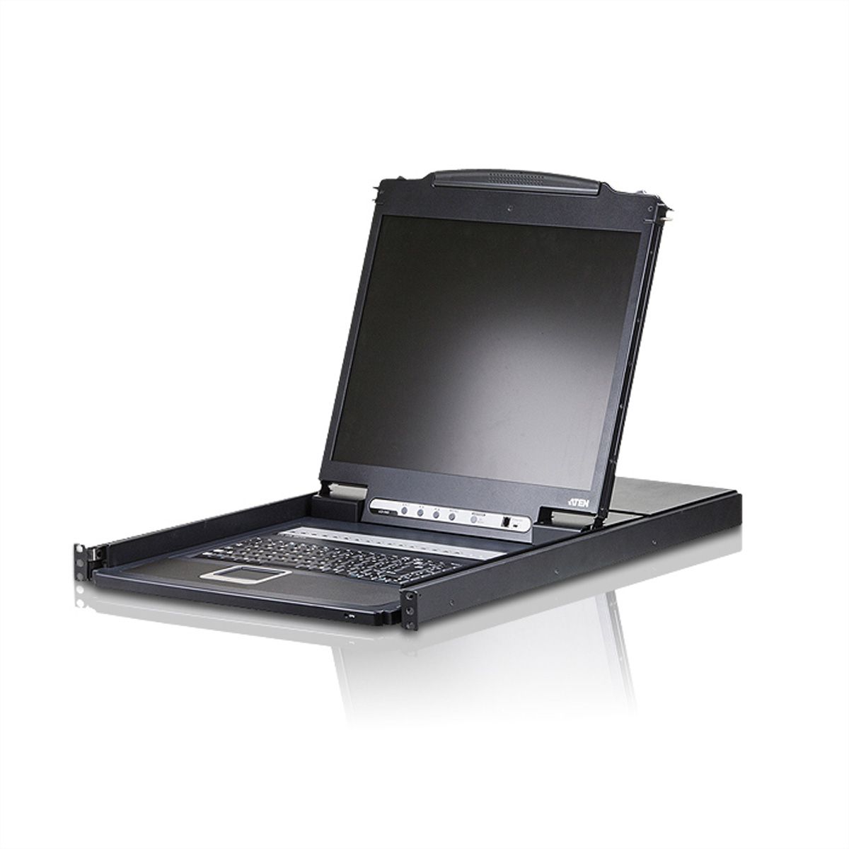 ATEN CL1316N Commutateur KVM VGA LCD à un seul rail PS/2-USB 16 ports, FR-Layout