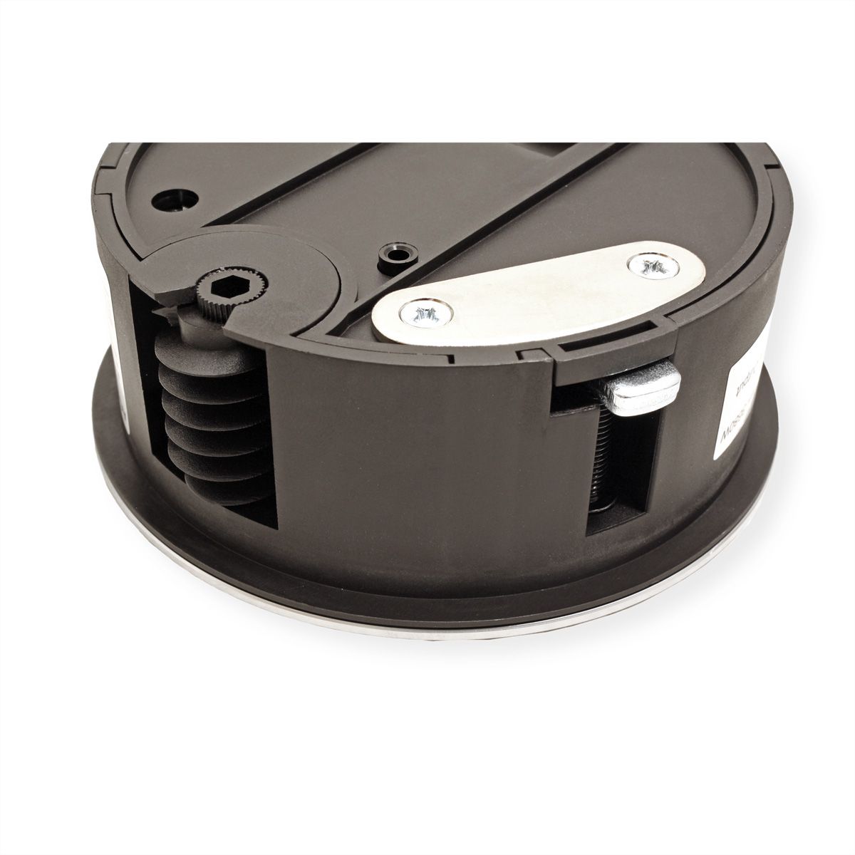BACHMANN TWIST Prise 1x UTE, chargeur USB, chrome, 0,2 m