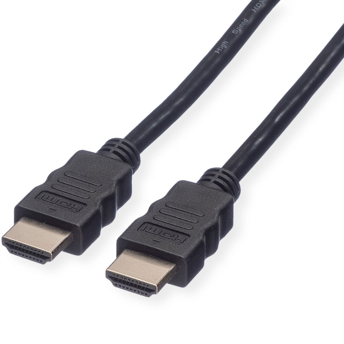VALUE Câble HDMI Ultra HD avec Ethernet, 4K, M/M, noir, 2 m