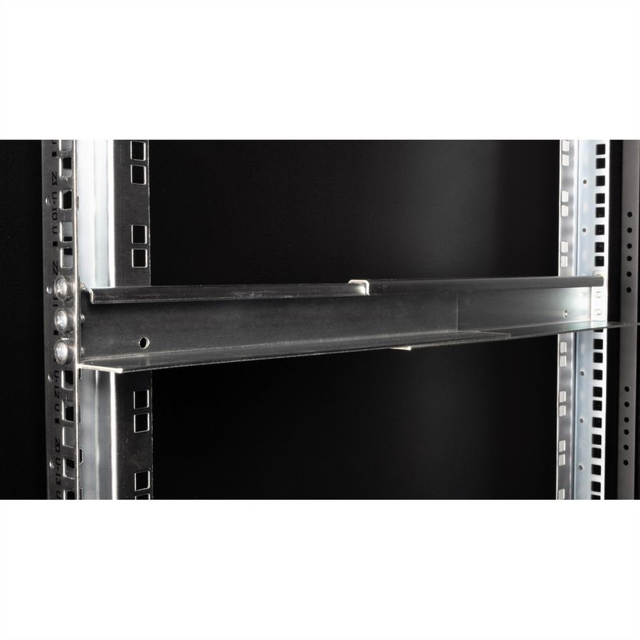 ROLINE Set de glissières à profondeur variable, 350 à 600mm avec le matériel de montage