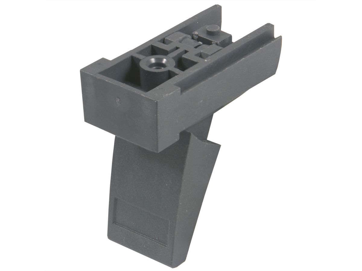 SCHROFF Pied basculant pour châssis, plastique, RAL 7016